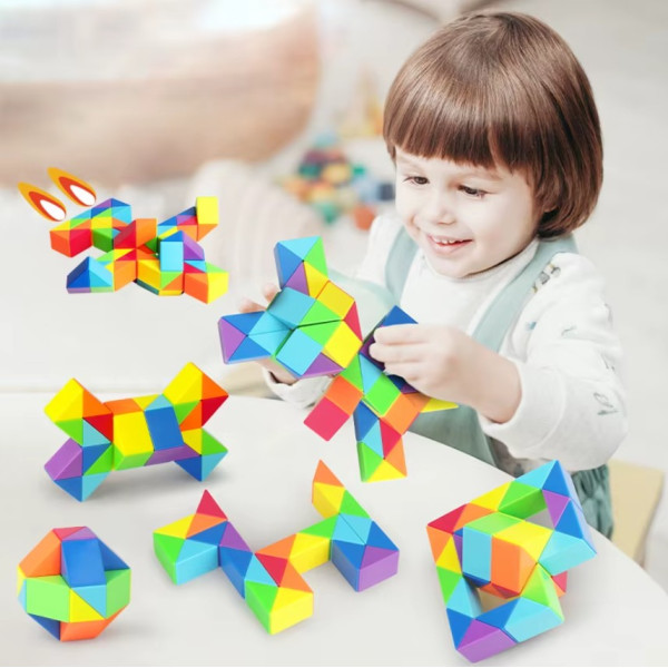 Culebra mágica de colores