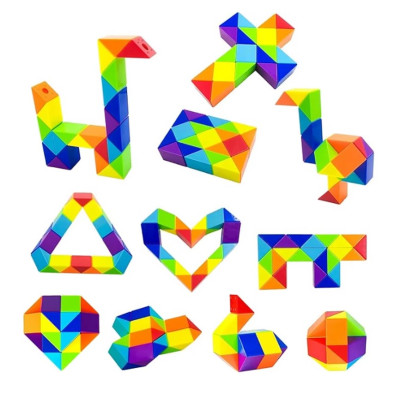 Culebra mágica de colores