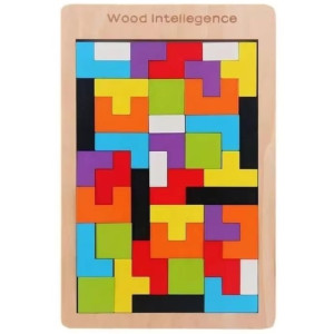 Puzzle Tetris de Madera