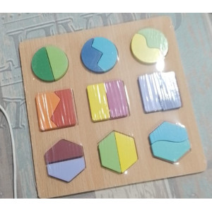 Puzzle Geométrico de Madera 2